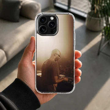 Phone case with iconic DJ Black Coffee image — Lifestyle