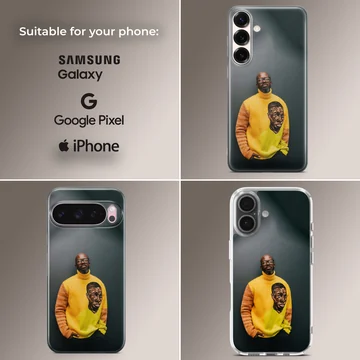 Black Coffee depicted in vibrant artwork on phone case — Collage