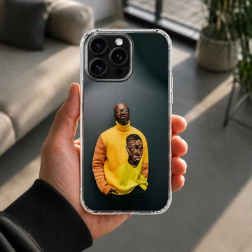 Black Coffee depicted in vibrant artwork on phone case — Lifestyle