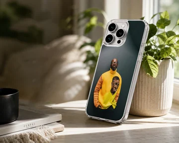 Black Coffee depicted in vibrant artwork on phone case — Lifestyle