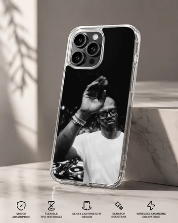 Black Coffee music icon design on a phone case. — Specs