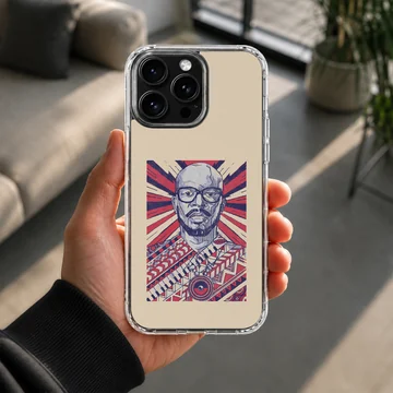 Black Coffee bold design artwork on phone case — Lifestyle