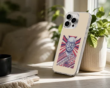 Black Coffee bold design artwork on phone case — Lifestyle