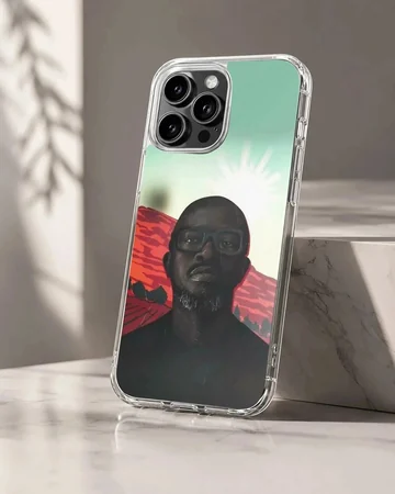 Black Coffee music icon design on a phone case