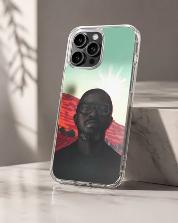Black Coffee music icon design on a phone case — Hero