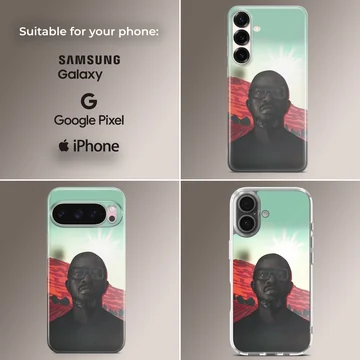 Black Coffee music icon design on a phone case — Collage