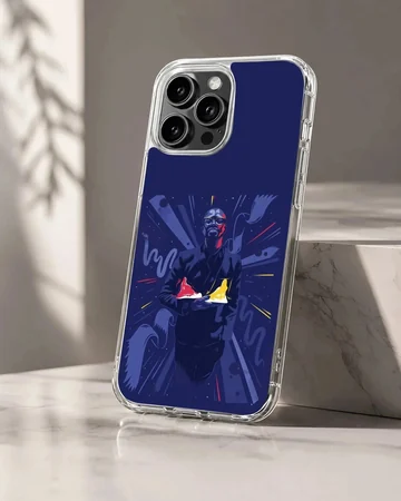 Dynamic Black Coffee design on phone case