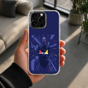 Dynamic Black Coffee design on phone case — Lifestyle