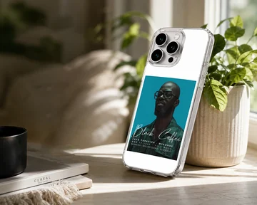 Black Coffee music artist portrait on phone case — Lifestyle