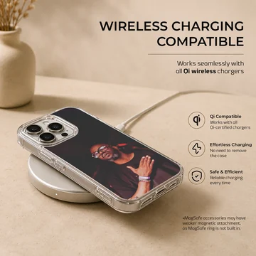 Black Coffee iconic portrait on phone case — Charging