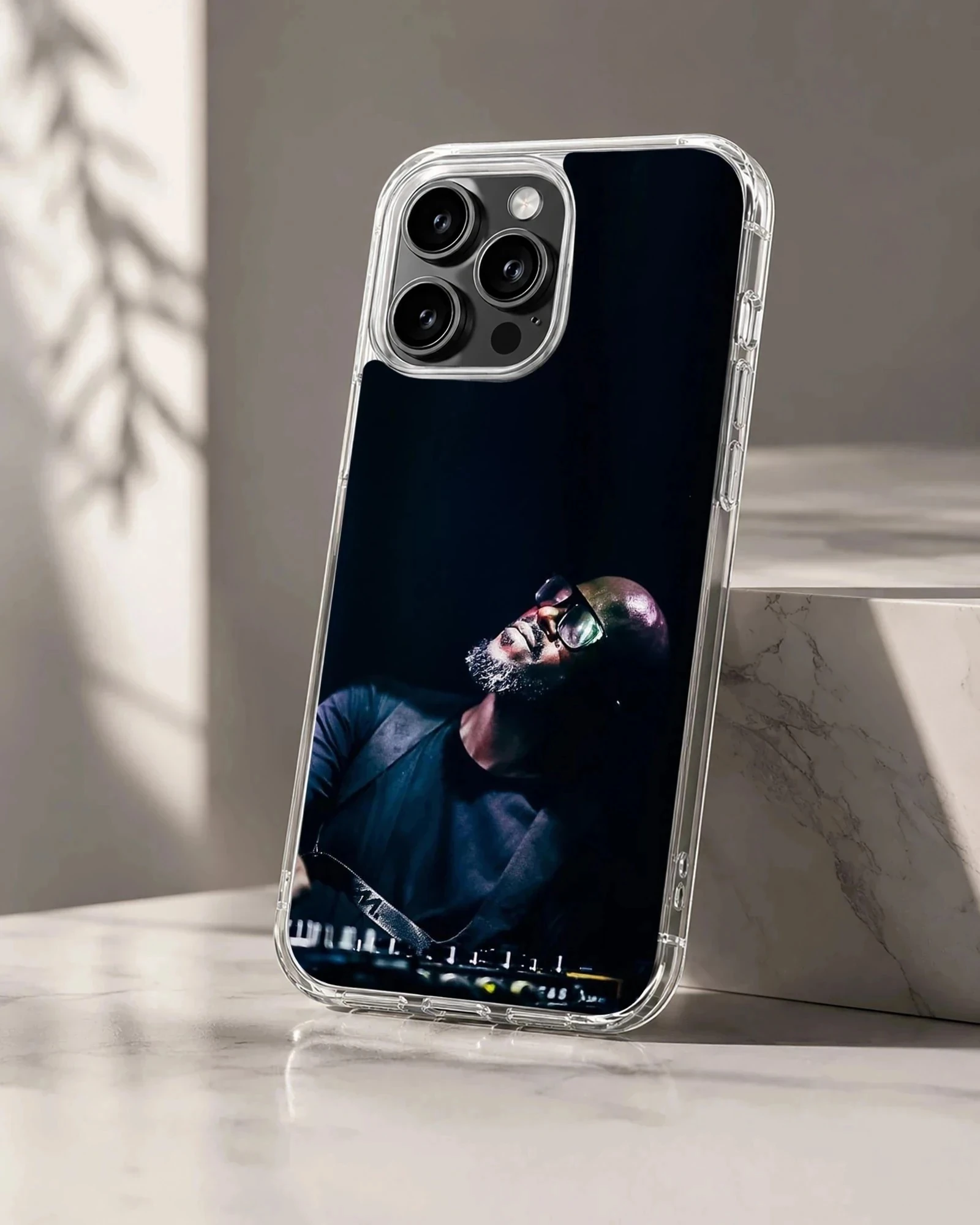 Black Coffee DJ in a cool pose on phone case.