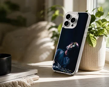 Black Coffee DJ in a cool pose on phone case. — Lifestyle