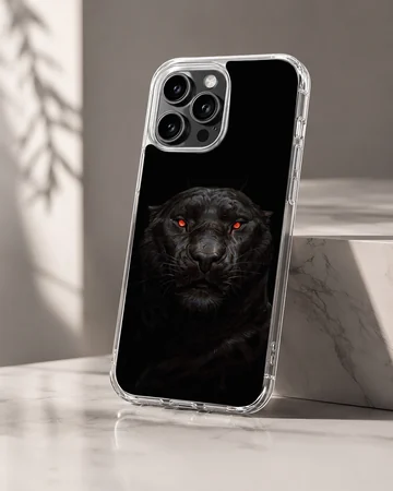 Black Panther animal design on phone case — Hero