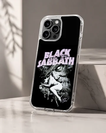Black Sabbath iconic artwork phone case — Hero