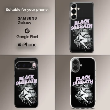 Black Sabbath iconic artwork phone case — Collage
