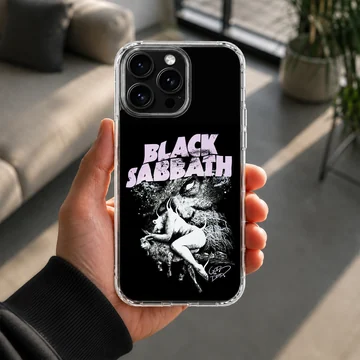 Black Sabbath iconic artwork phone case — Lifestyle