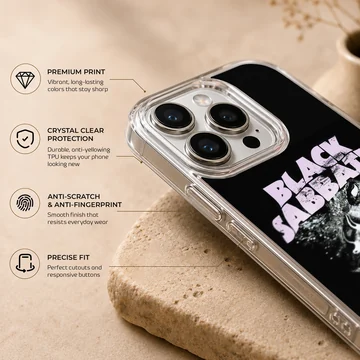 Black Sabbath iconic artwork phone case — Info