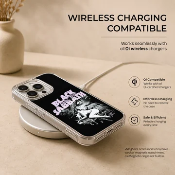 Black Sabbath iconic artwork phone case — Charging