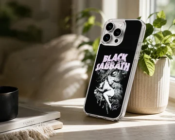 Black Sabbath iconic artwork phone case — Lifestyle