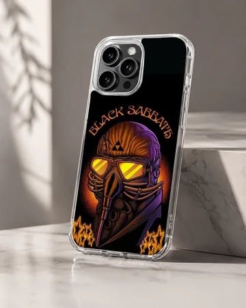 Black Sabbath inspired artwork on phone case — Hero