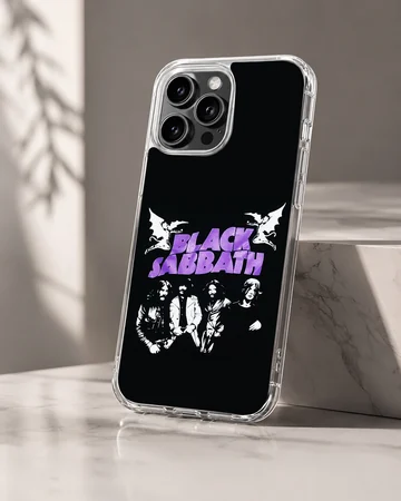 Black Sabbath band artwork on phone case — Hero