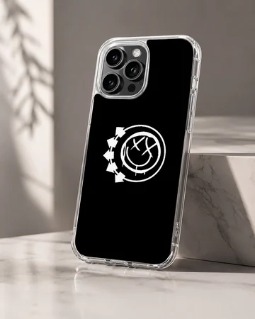 Blink 18 iconic logo artwork on phone case — Hero