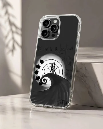 Blink 18 themed phone case with bold imagery and typography.
