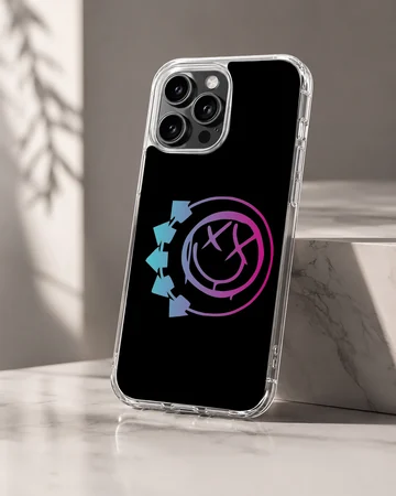 Blink 18 logo with arrows on a phone case — Hero