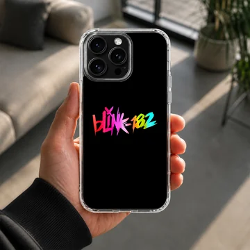 Bold typography Blink 18 design on phone case — Lifestyle
