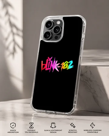 Bold typography Blink 18 design on phone case — Specs
