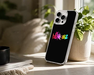 Bold typography Blink 18 design on phone case — Lifestyle
