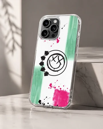 Blink 18 inspired phone case with bold logo design — Hero