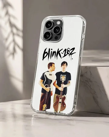 Blink 18 band image printed on phone case