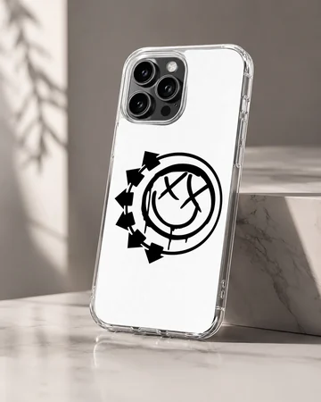 Blink 18 inspired black and white cool design on phone case — Hero
