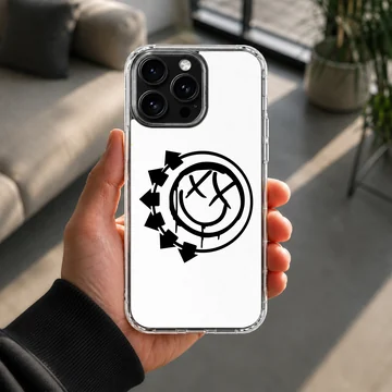 Blink 18 inspired black and white cool design on phone case — Lifestyle