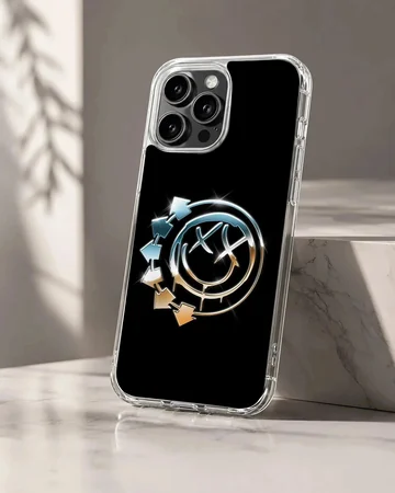 Blink 18 band logo design phone case