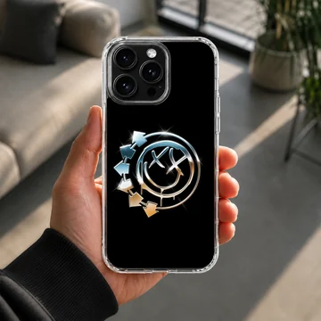 Blink 18 band logo design phone case — Lifestyle