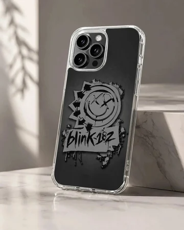 Blink 18 graffiti art with logo on phone case
