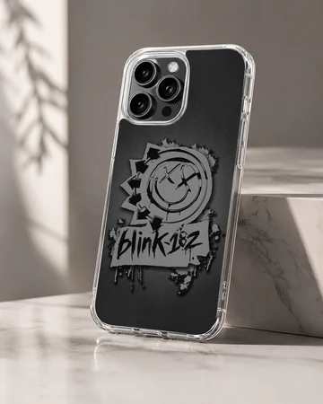 Blink 18 graffiti art with logo on phone case — Hero