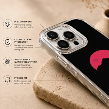Blood Moon design with surreal landscape on phone case — Info