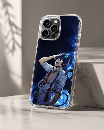 Blue Exorcist inspired phone case with dynamic character design — Hero