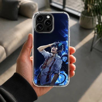 Blue Exorcist inspired phone case with dynamic character design — Lifestyle