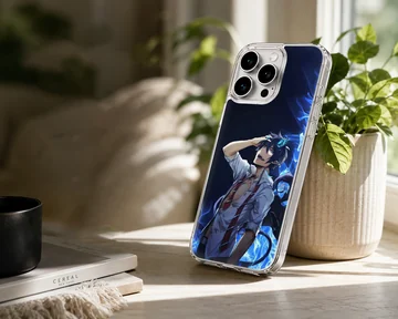 Blue Exorcist inspired phone case with dynamic character design — Lifestyle