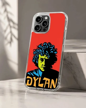 Bob Dylan bold typography phone case