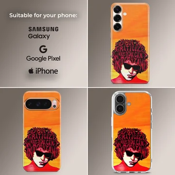 Bob Dylan artistic portrait with quote on phone case — Collage