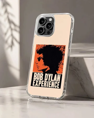Bob Dylan Experience bold typography design phone case
