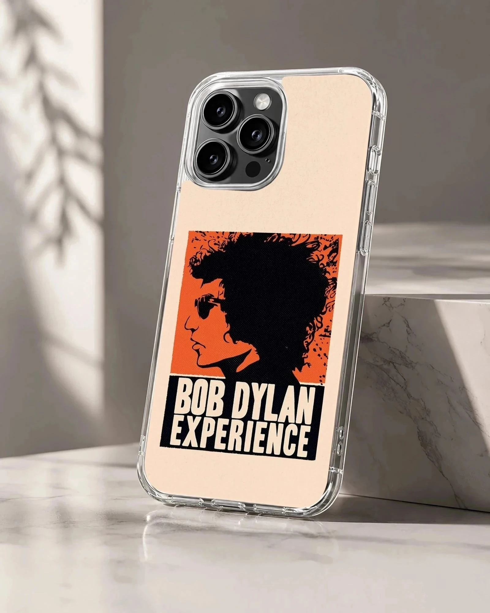 Bob Dylan Experience bold typography design phone case