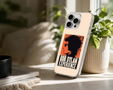 Bob Dylan Experience bold typography design phone case — Lifestyle