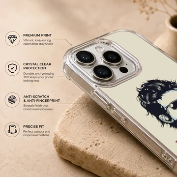 Bob Dylan illustration with bold typography on phone case — Info