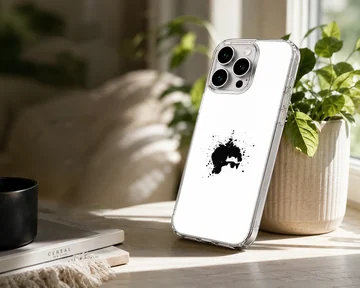 Minimalist ink design of Bob Dylan on phone case — Lifestyle